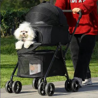 Poussette pour Chien - PetStroller™ - Noir